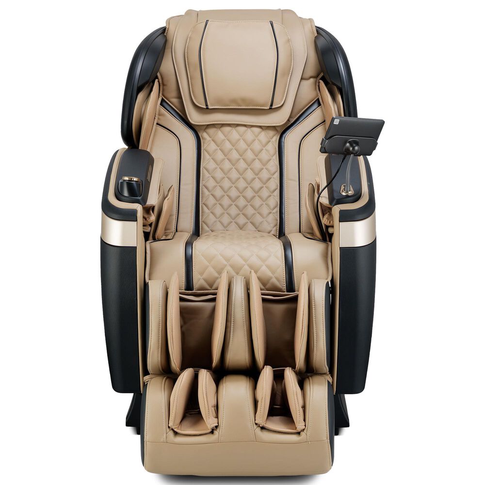 Cozzia Qi SE Duo Power Massage Chair with Topaz Cushion in Black, , large