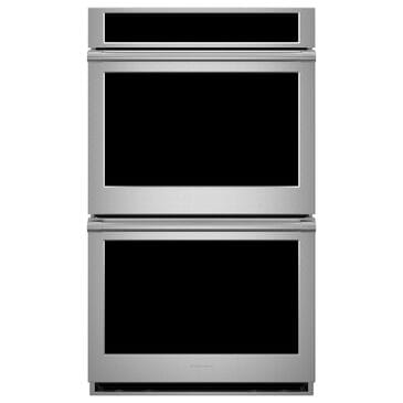 Monogram Statement 30" Electric Double Wall Oven in Stainless Steel, , large