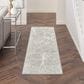 Nourison Exhale 2"2" x 7"6" Ivory and Grey Runner, , large