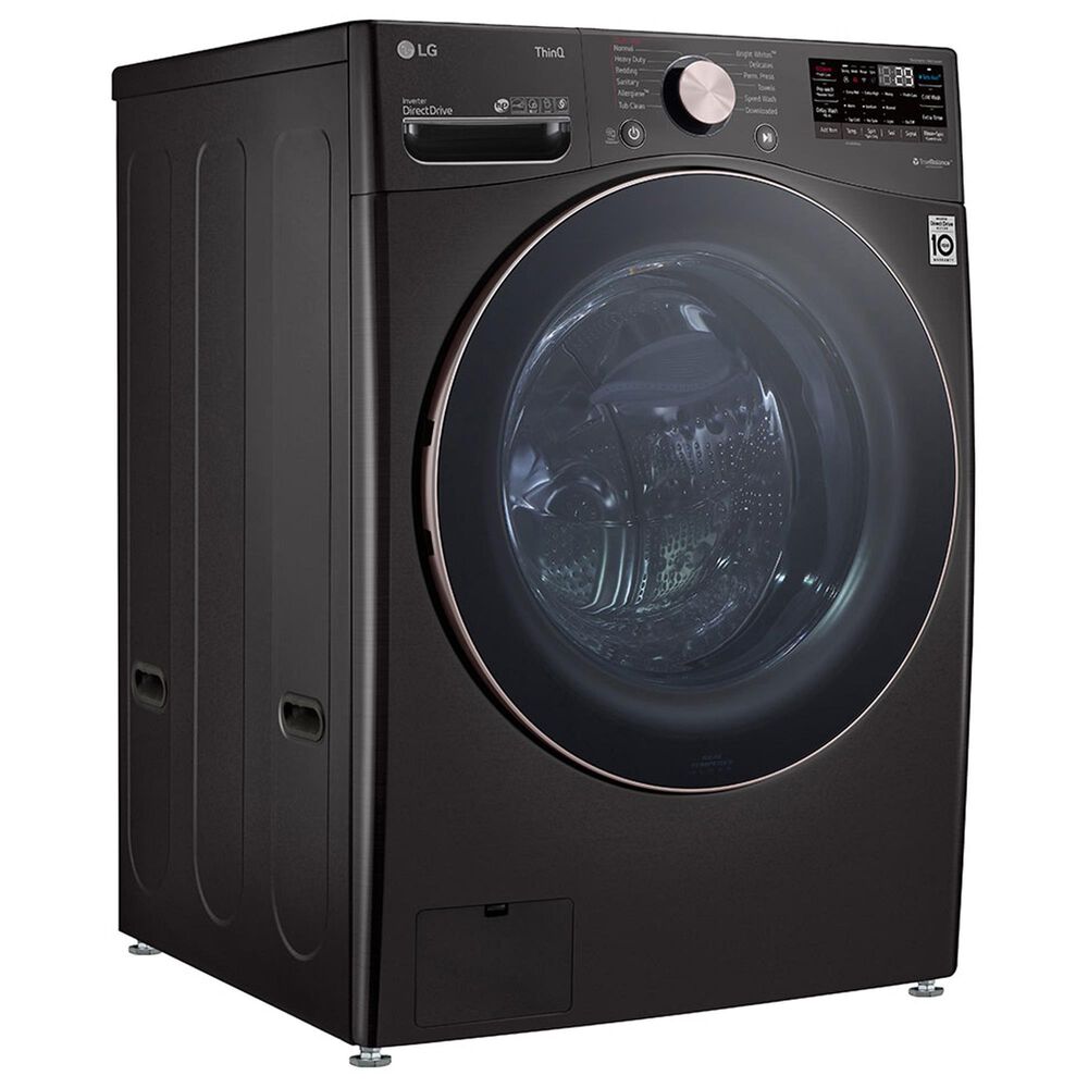 LG 4.5 Cu. Ft. Front Load Washer with TurboWash 360 in Black Steel, , large