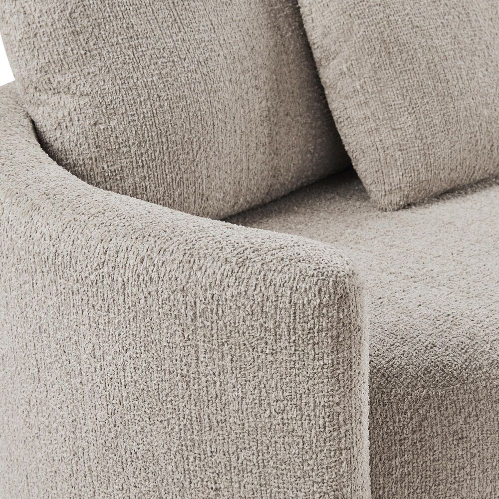 Lifestyle Solutions Beckett Stationary Storage Sofa in Taupe, , large