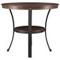 Linon Home Decor Franklin Side Table in Umber Brown and Black, , large