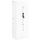 Pacific Landing Cabra Display Case Curio Cabinet in White High Gloss and Clear, , large