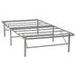 Linon Home Decor Franson Twin Folding Platform Bed Frame in Dark Pewter, , large