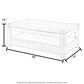Waltham Madison County 3-Drawer Cocktail Table in Barnwood, , large