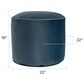 Howard Elliott Qiviut Tall Pouf in Royal, , large