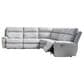 Ashley Social Pointe 5-Piece Power Symmetrical Reclining Sectional in Pearl and Ash, , large