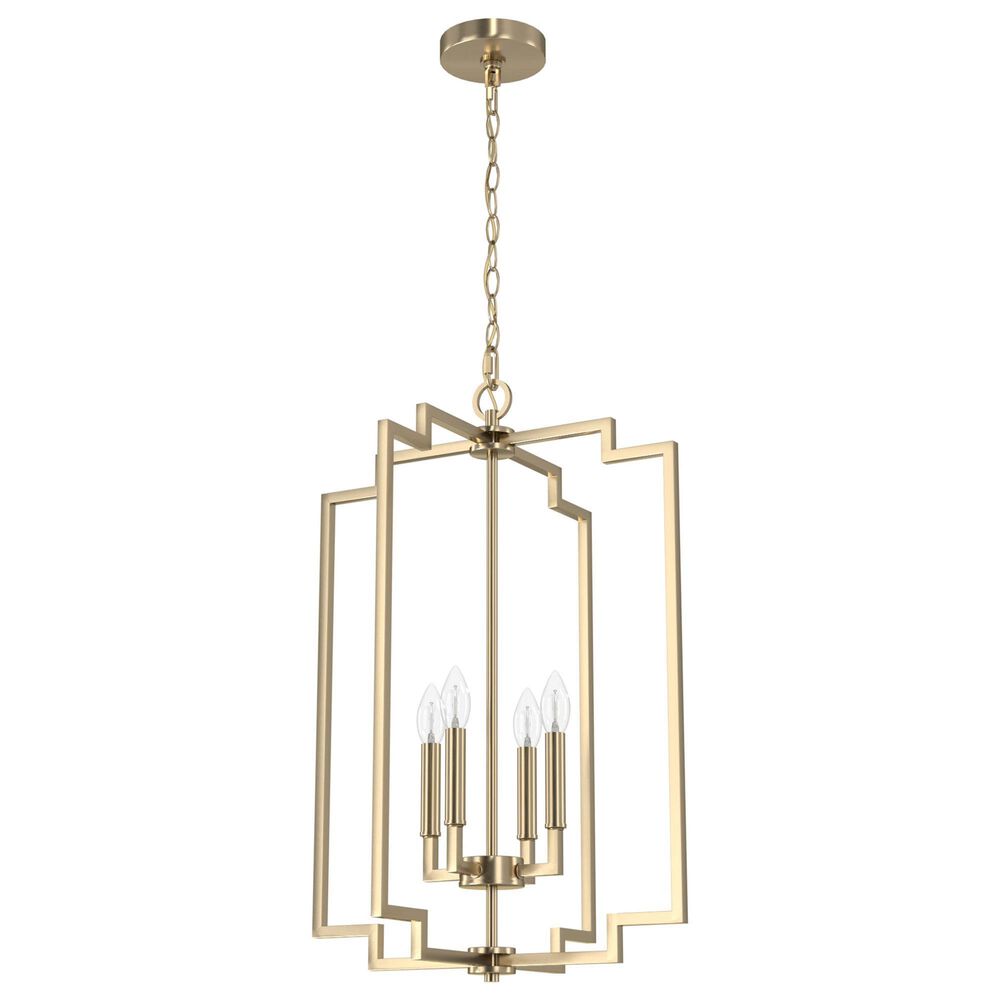 Hunter Zoanne 4-Light Pendant in Alturas Gold, , large