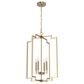 Hunter Zoanne 4-Light Pendant in Alturas Gold, , large