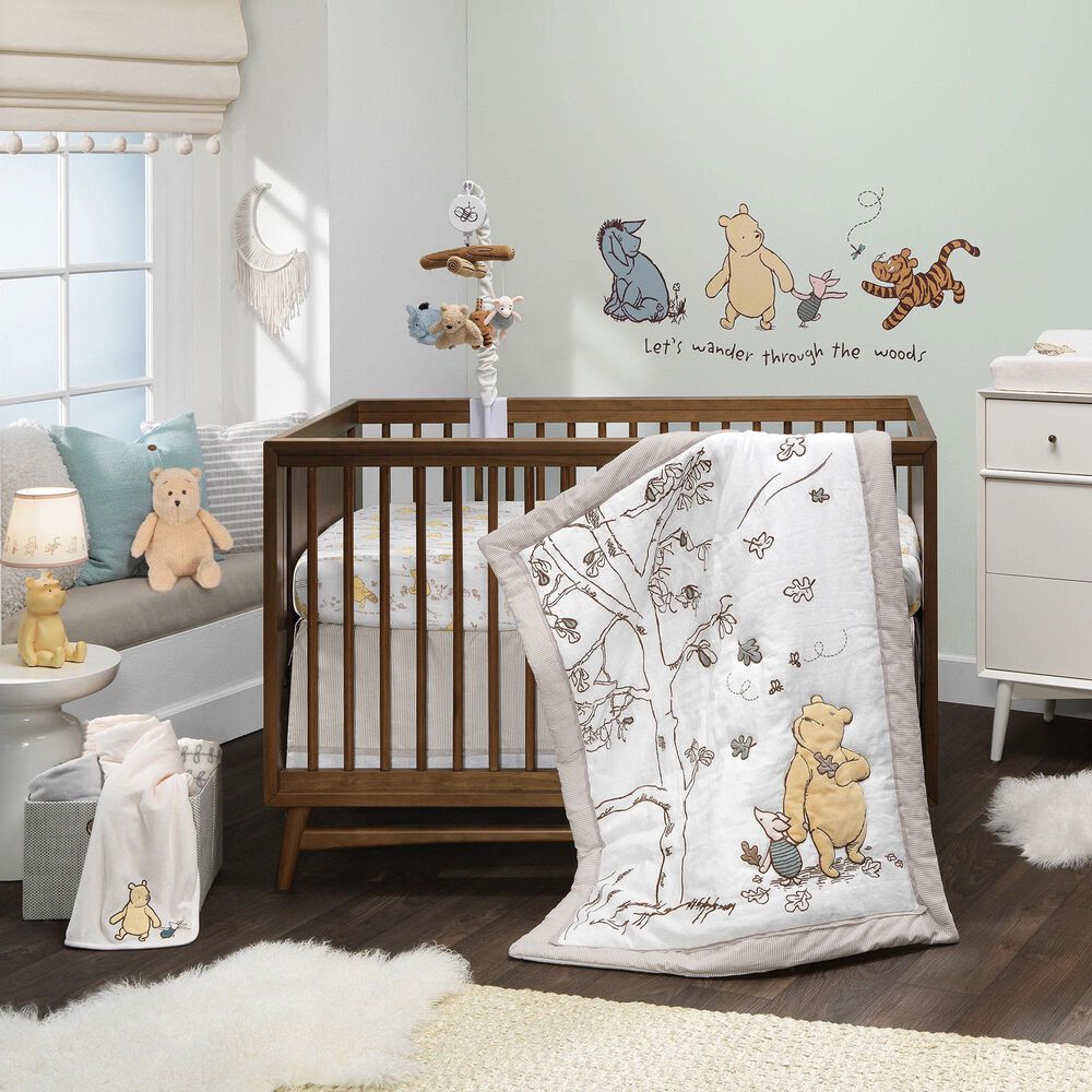 Lambs and Ivy Storytime Pooh Stuffed Animal Toy, , large