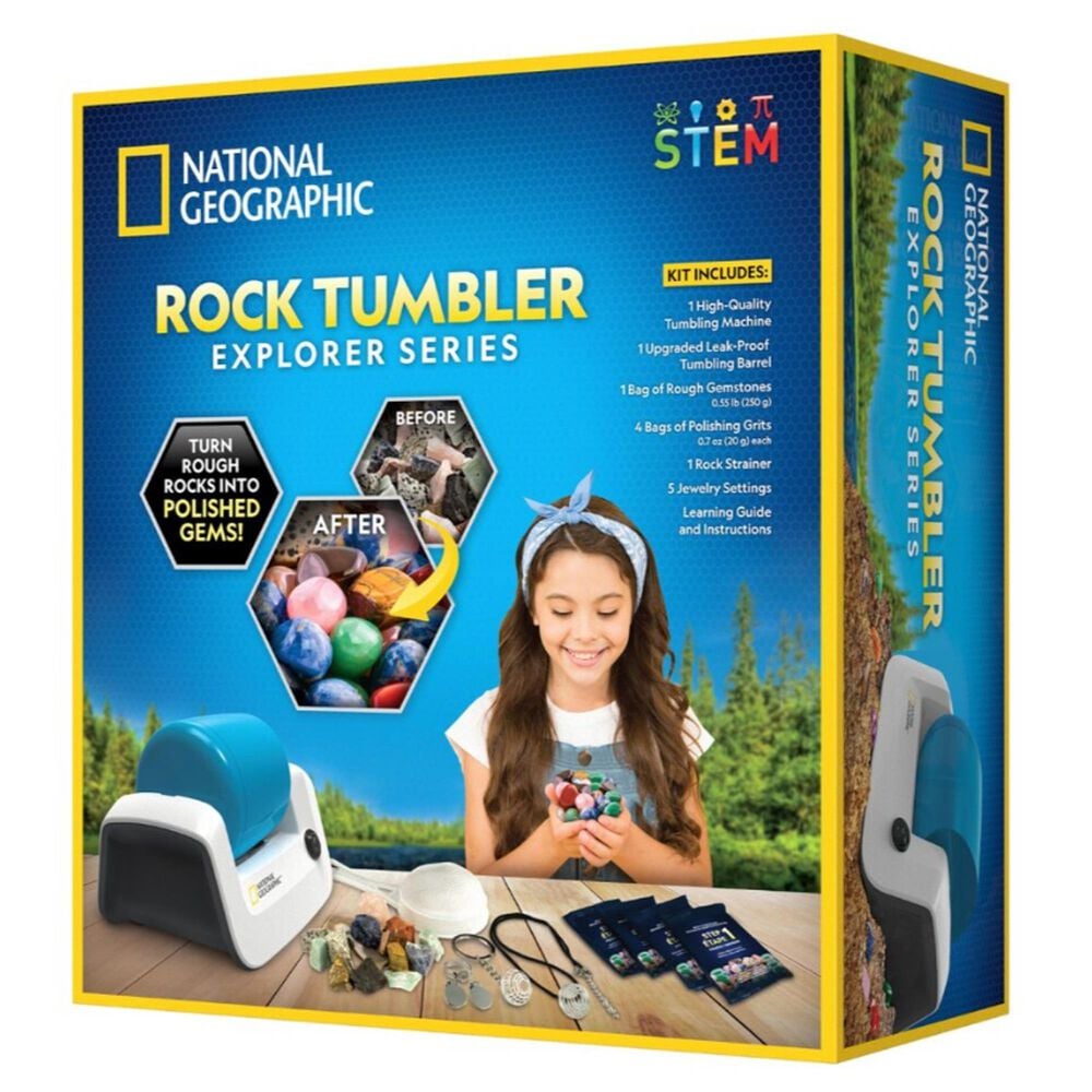 National Geographic Explorer Series Rock Tumbler Science Set in Multicolor, , large