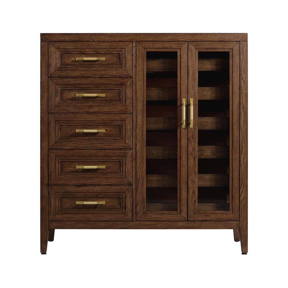 Intercon Marlow 5-Drawer Gentlemans Chest in Sable, , large