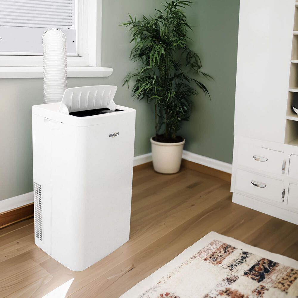Whirlpool 14000 BTU Portable Air Conditioner in White, , large