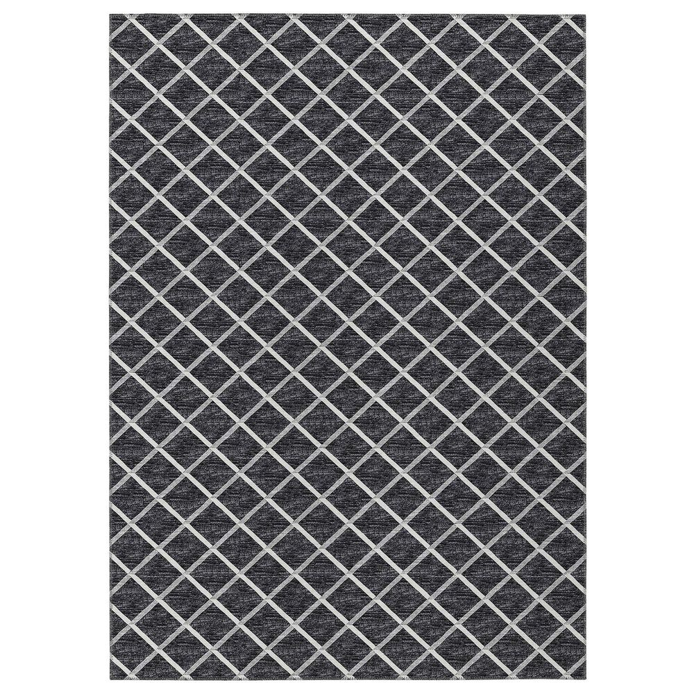 Dalyn Rug Company York 10" x 14" Black Indoor/Outdoor Area Rug, , large
