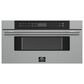 Forno Capoliveri 30" Drawer Microwave in Stainless Steel, , large