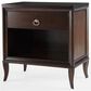 Century Furniture Tribeca 1 Drawer Nightstand in Deep Brown, , large