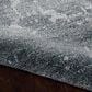 Nourison Silk Shadows 8"6" x 11"6" Blue and Stone Area Rug, , large