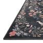 Rifle Paper Co. x Loloi Maison Tuileries 5" x 7"6" Black Area Rug, , large