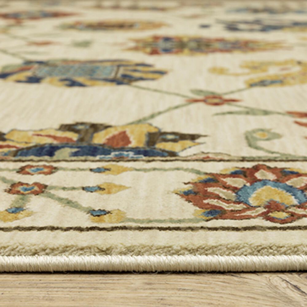 Oriental Weavers Francesca Traditional 7&#39;10&quot; x 10&#39;10&quot; Ivory Area Rug, , large