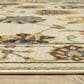 Oriental Weavers Francesca Traditional 7"10" x 10"10" Ivory Area Rug, , large