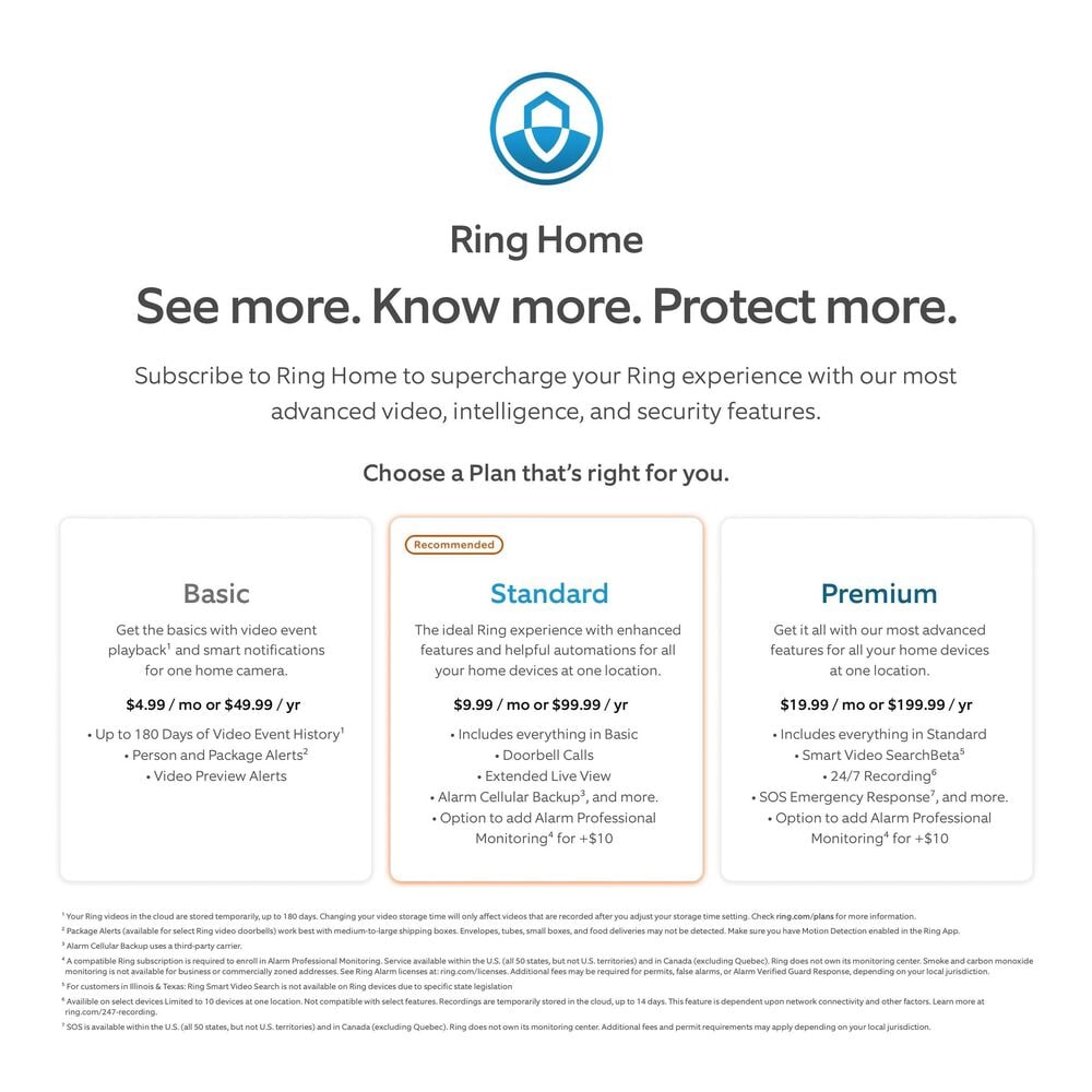 Ring 14-Piece Kit Alarm Pro Security in White, , large