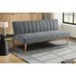 Lifestyle Solutions Salem Charcoal Futon, , large