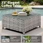 HOMLUX 12-Piece Patio Conversation Set in Coarse Beige, , large
