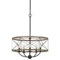 Cal Lighting Modica Chandelier in Distress Ivory and Iron, , large