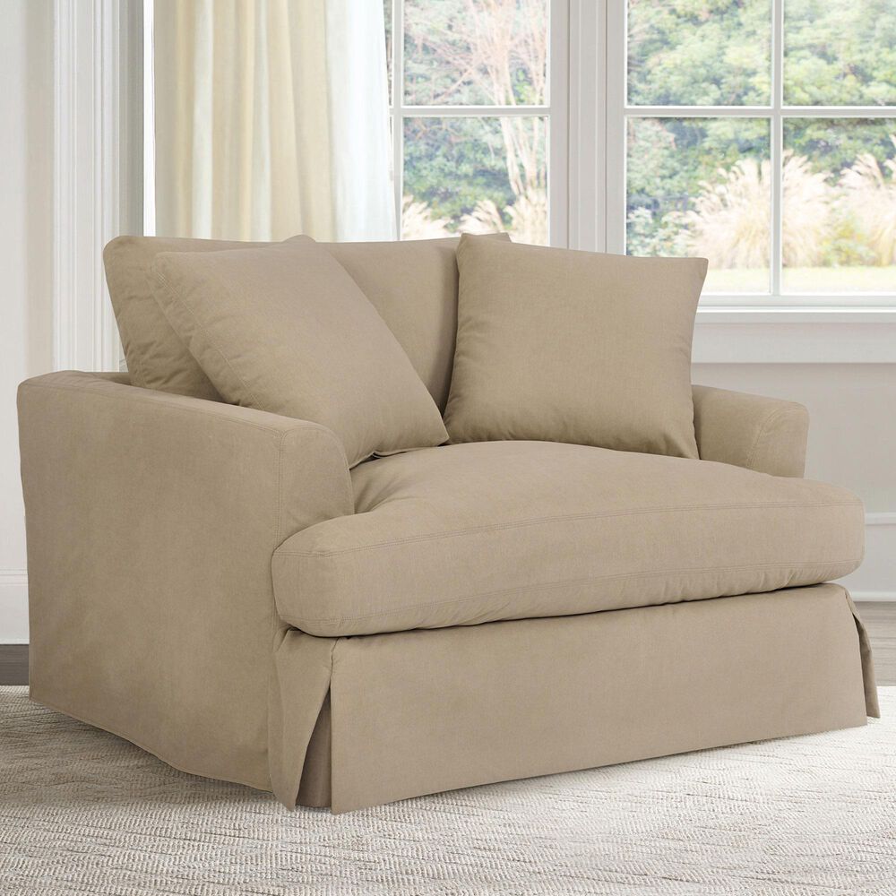 Blue River Ciara Chair and a Half in Sahara Brown, , large