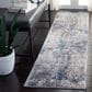 Safavieh Aston 2" x 8" Grey and Navy Runner, , large