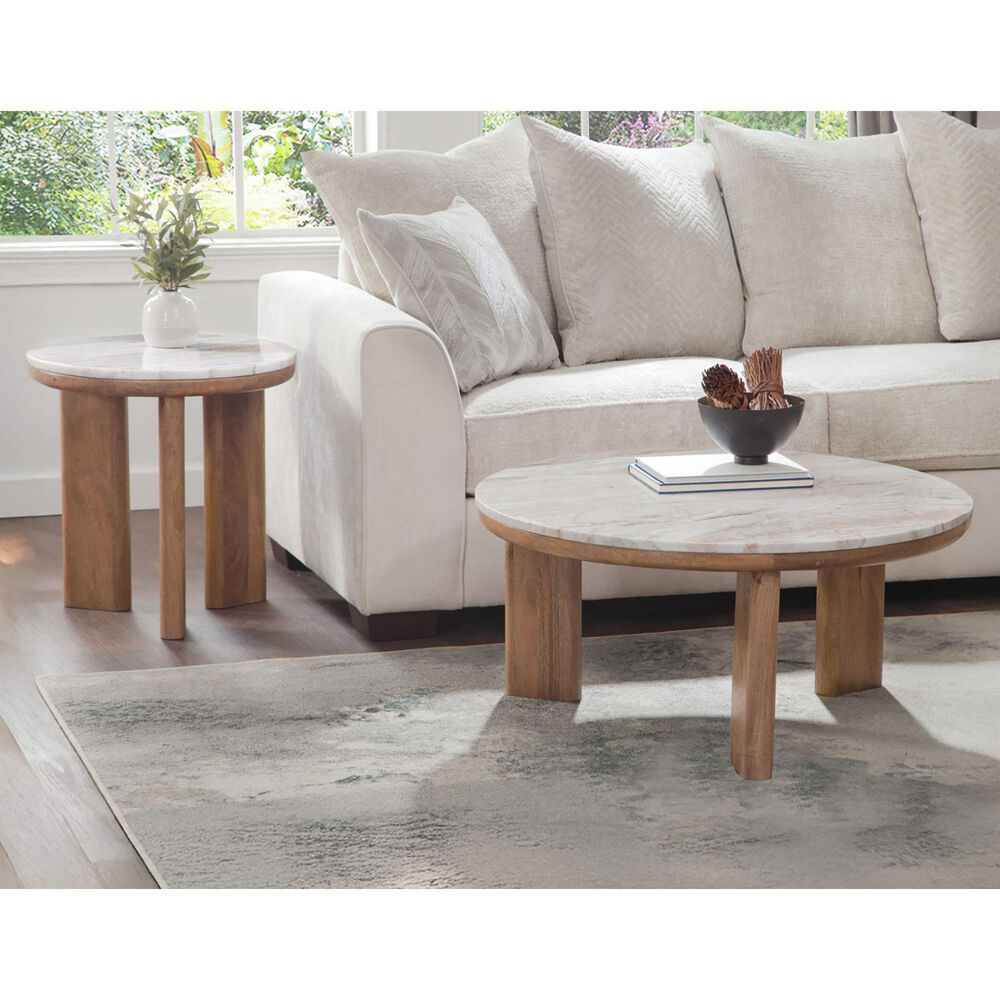 Steve Silver Sidney Coffee Table in Brown and Honey, , large
