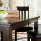 Ashley Haddigan Rectangular Dining Room Extension Table in Dark Brown, , large