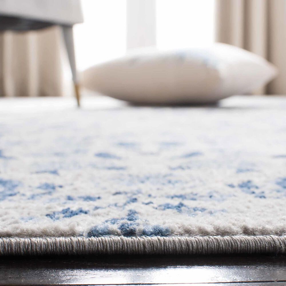 Safavieh Martha Stewart Damask 3&#39; x 5&#39; Cream and Blue Area Rug, , large