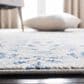 Safavieh Martha Stewart Damask 3" x 5" Cream and Blue Area Rug, , large