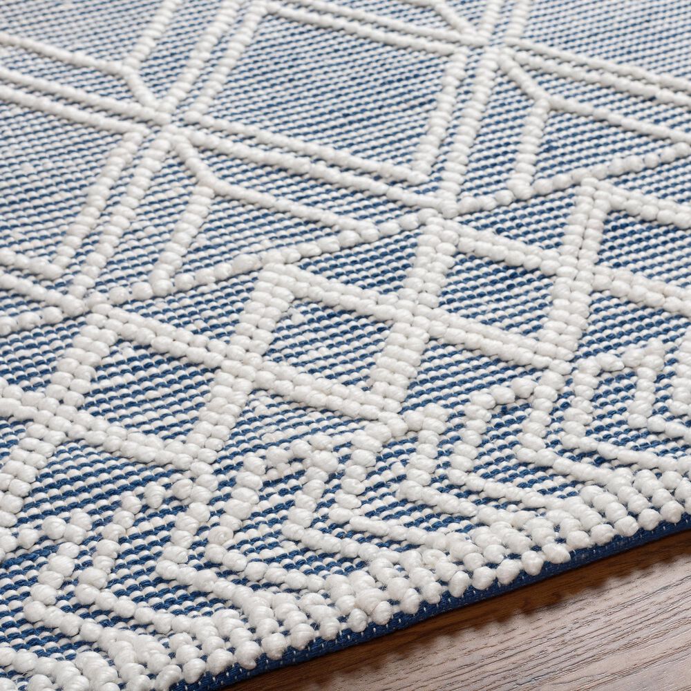 Surya Daffodil 2&#39;6&quot; x 8&#39; Blue Runner, , large