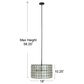 Creative Coop Ryker 2-Light Pendant in Black, , large