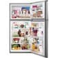 Whirlpool 19 Cu. Ft. Top-Freezer Refrigerator with LED Interior Lighting in Metallic Steel, , large
