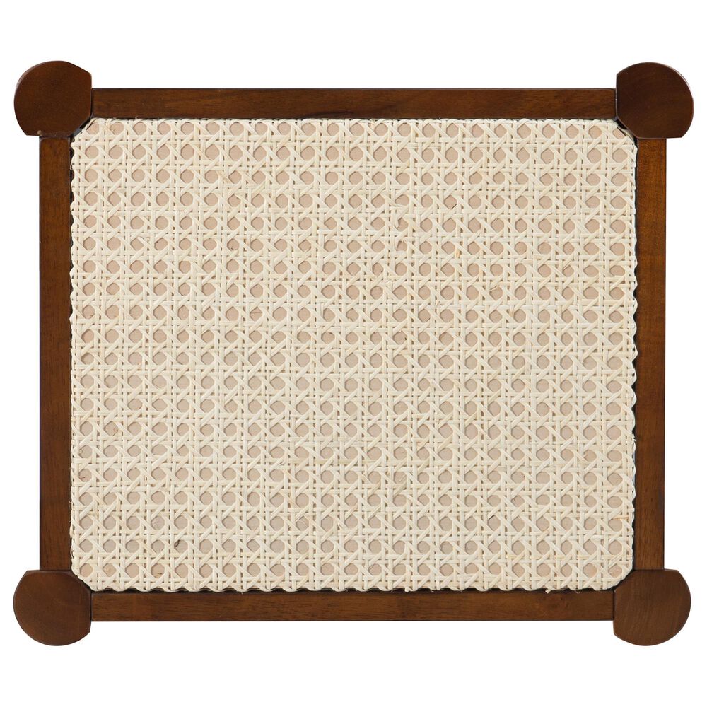 Linon Home Decor Camila Vanity with Stool in Walnut, , large