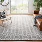Safavieh Natura NAT476A 8" x 10" Ivory and Black Area Rug, , large