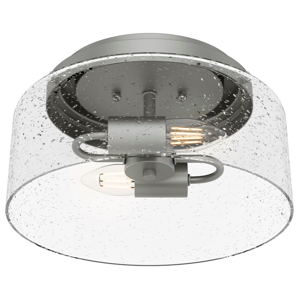 Hunter Hartland 2-Light Flush Mount in Matte Silver, , large