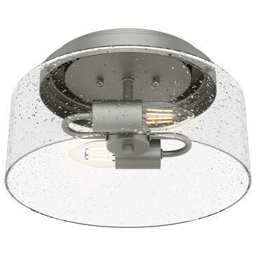 Hunter Hartland 2-Light Flush Mount in Matte Silver, , large