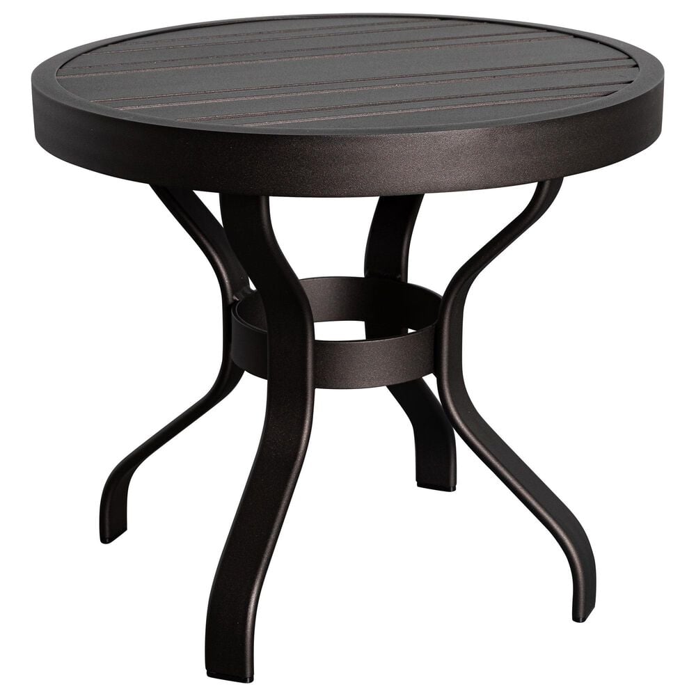 Woodard 22" Round Patio End Table in Twilight, , large