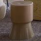 Splendor Living Upland Glass Garden Stool in Taupe, , large