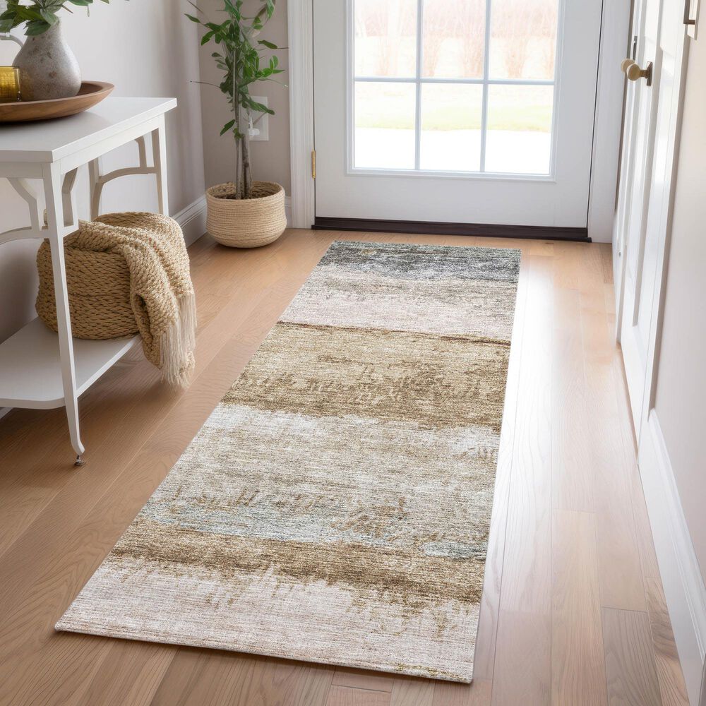 Dalyn Rug Company Nouveau NV5 2&#39;3&quot; x 7&#39;6&quot; Beige Indoor/Outdoor Runner, , large