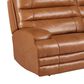 Oxford Furniture 6-Piece Leather Power Reclining Sectional in Softee Buckskin, , large