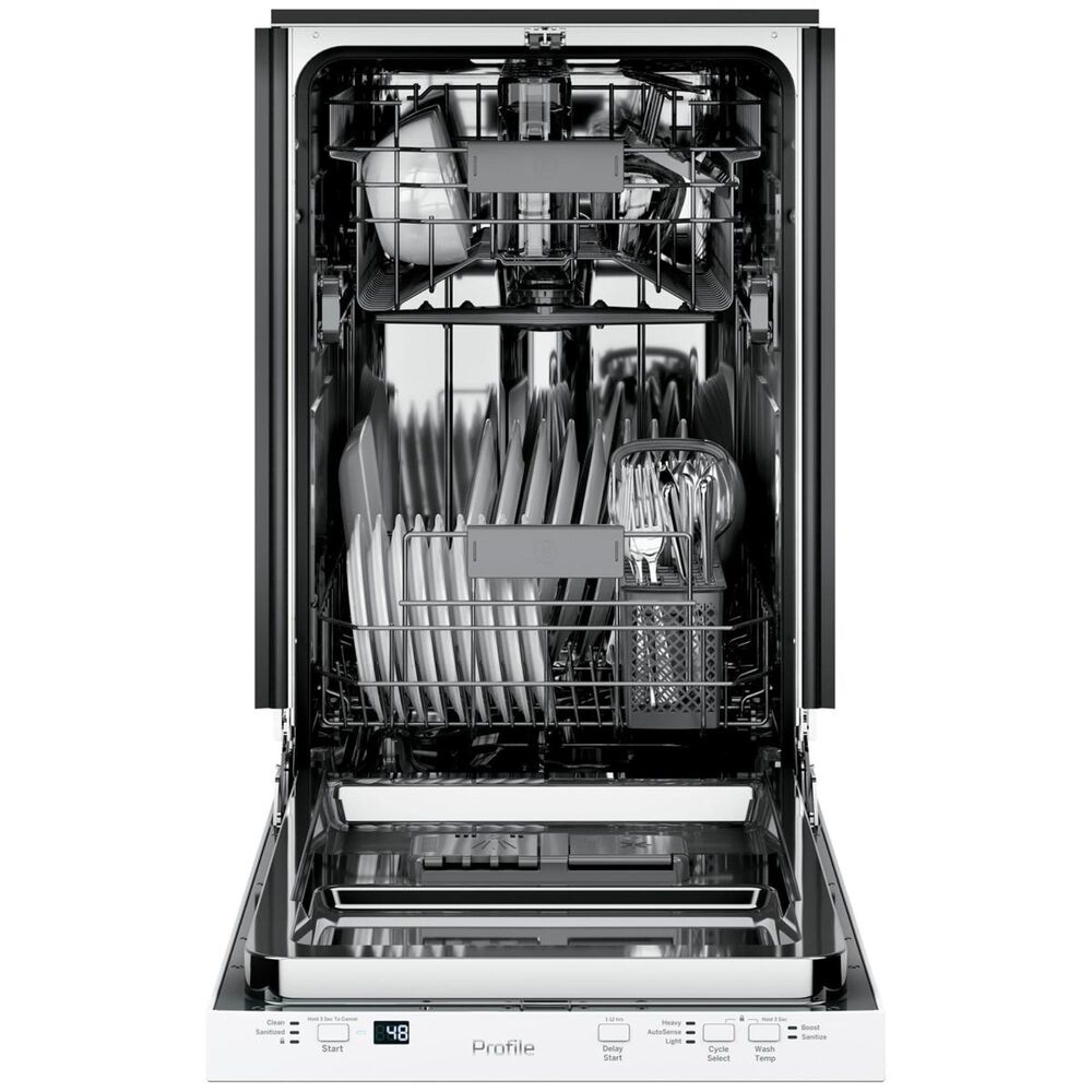 GE Profile 18&quot; Built-In Dishwasher Energy Star in White, , large