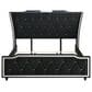 Pacific Landing Lorient 5 Piece King Wingback Bedroom Set in Black Velvet, , large