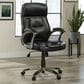Sauder Gruga Managers Chair in Black Leather, , large