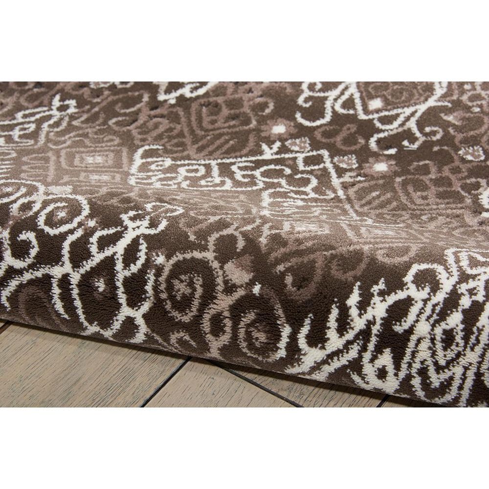 Nourison Karma KRM04 2&#39;2&quot; x 7&#39;6&quot; Mocha Runner, , large