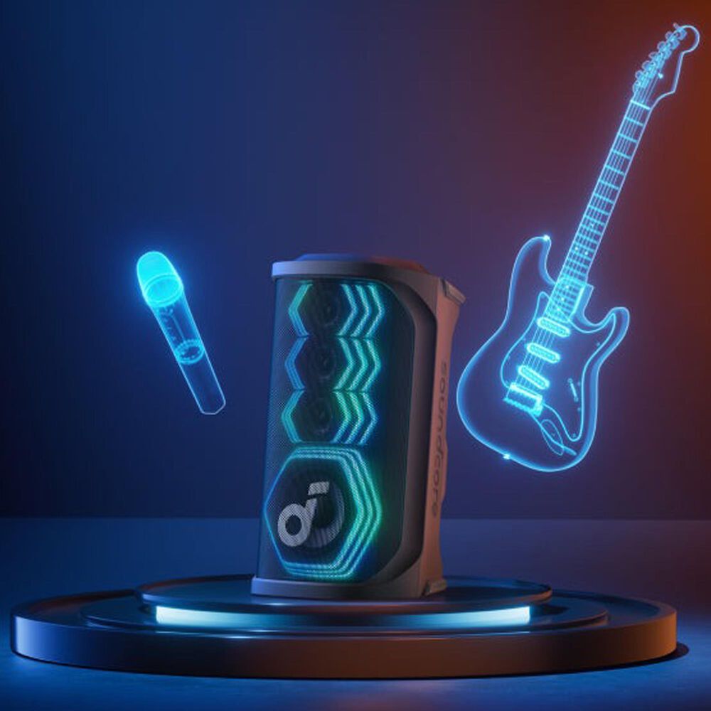 Anker Rave 3S AI Karaoke Party Speaker in Black, , large